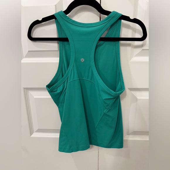 Lululemon Align Waist Length Racerback Tank Top 10 Kelly Green - Picture 4 of 5